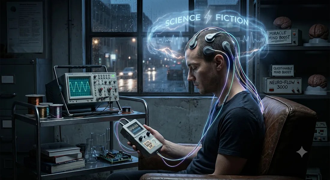 Zapping Your Brain Is No Longer Science Fiction — But Is It Science?