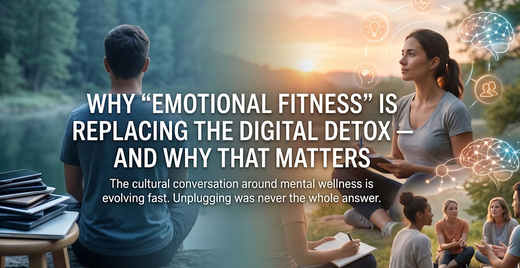 Why “Emotional Fitness” Is Replacing the Digital Detox — and Why That Matters