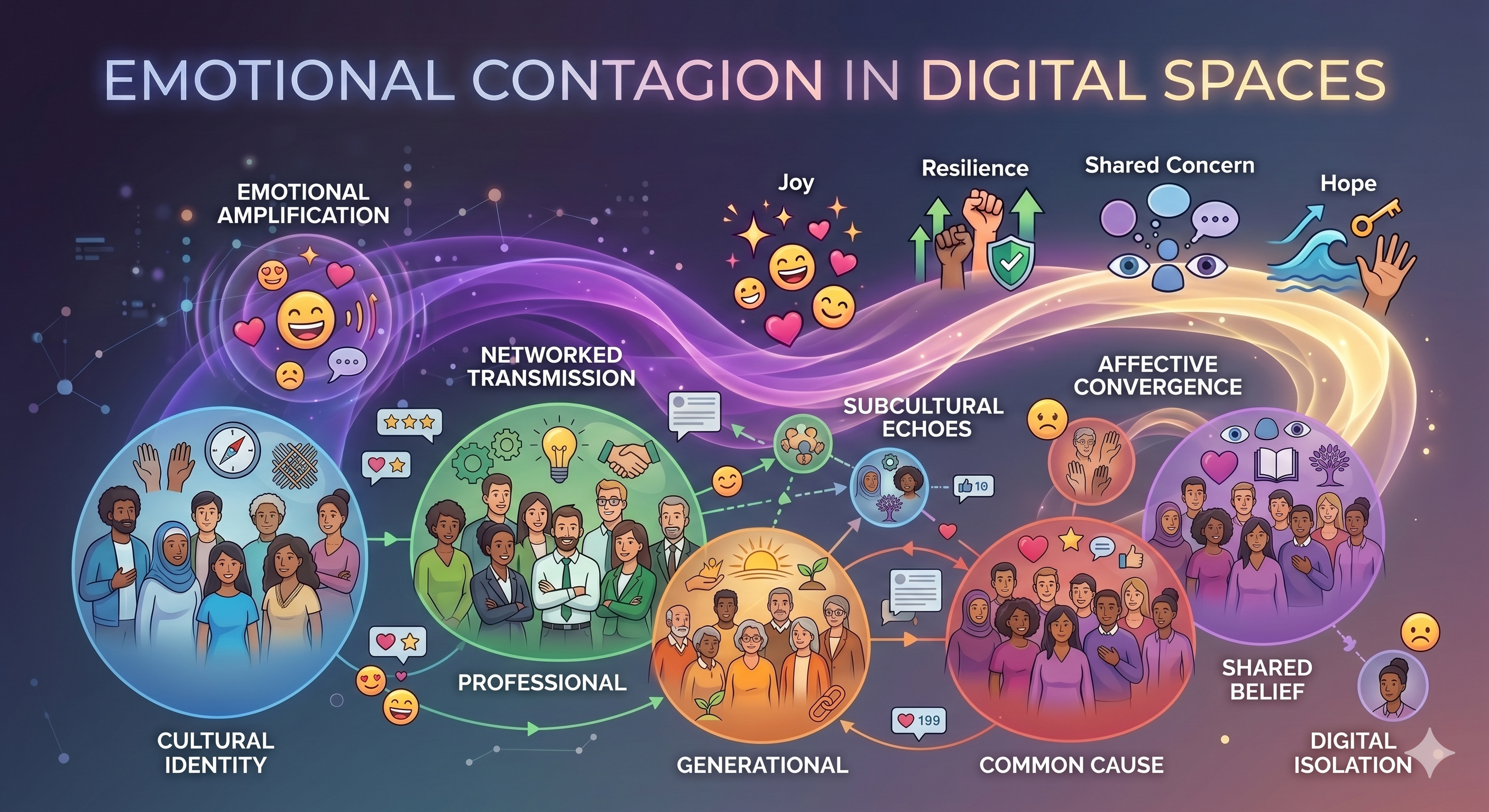 Emotional Contagion in Digital Spaces