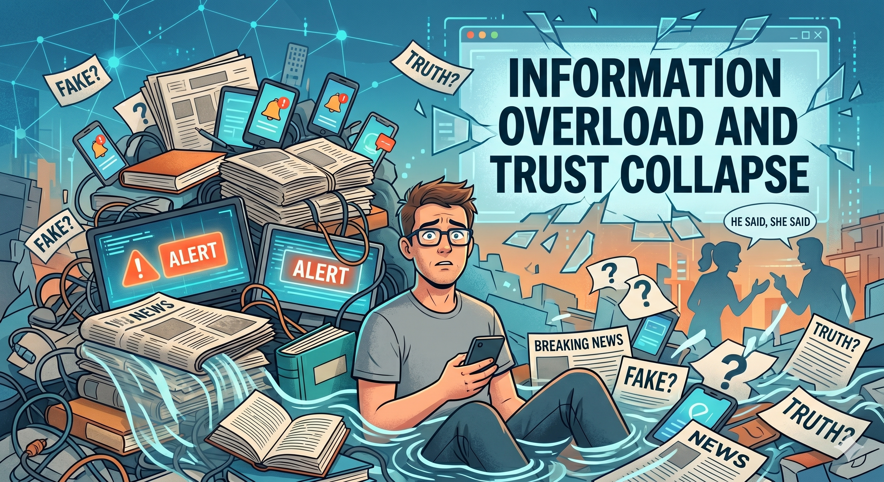 Information Overload and Trust&nbsp;Collapse