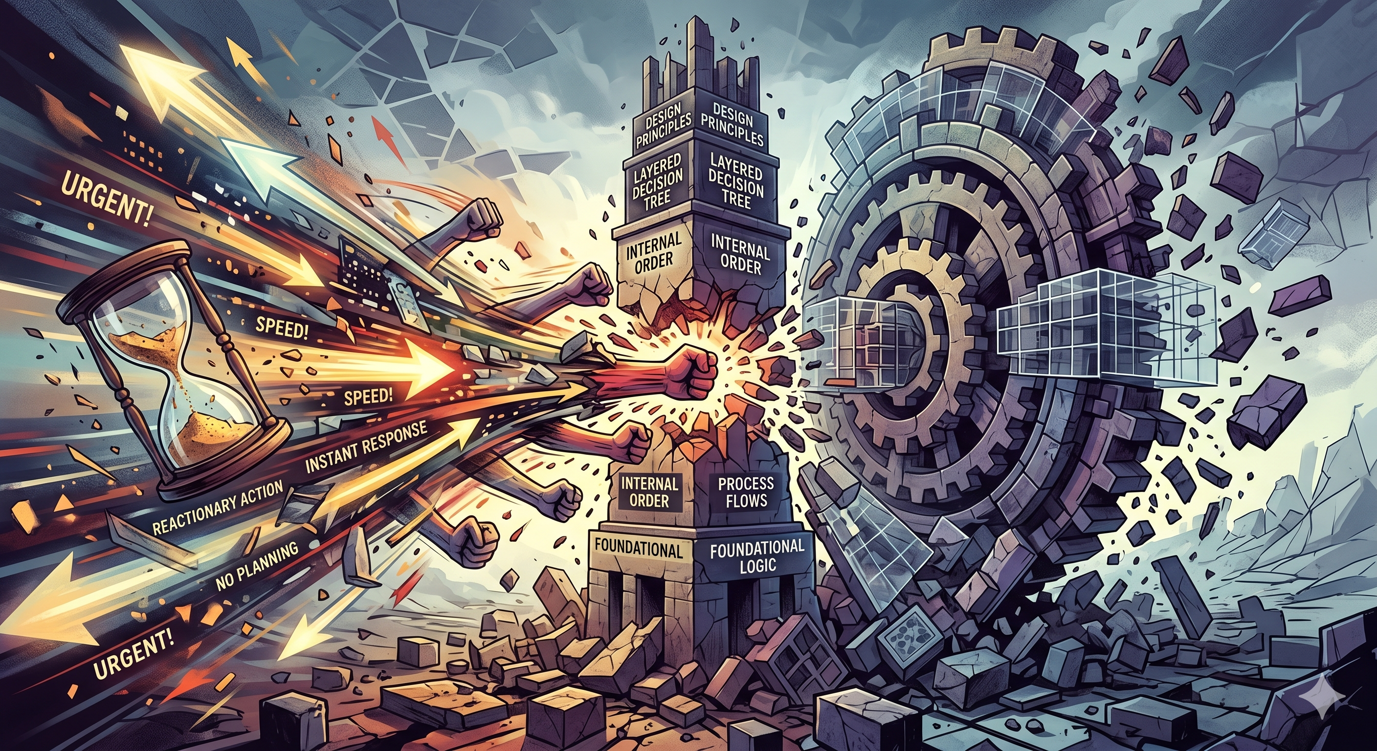 Why Fast Decisions Destroy Structure