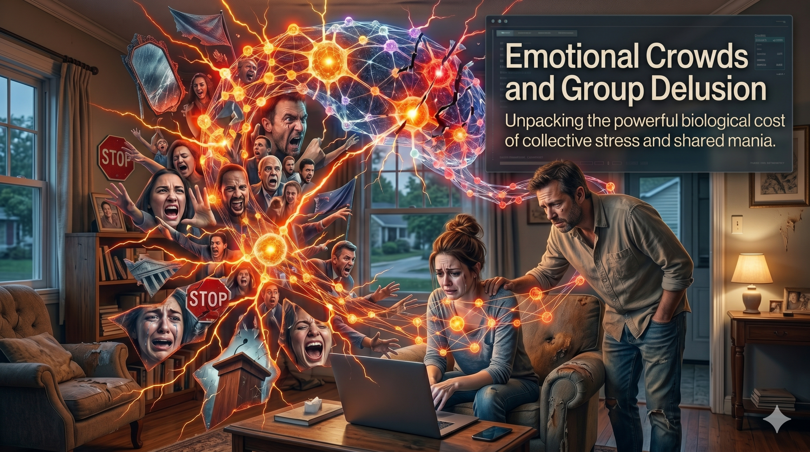 Emotional Crowds and Group Delusion