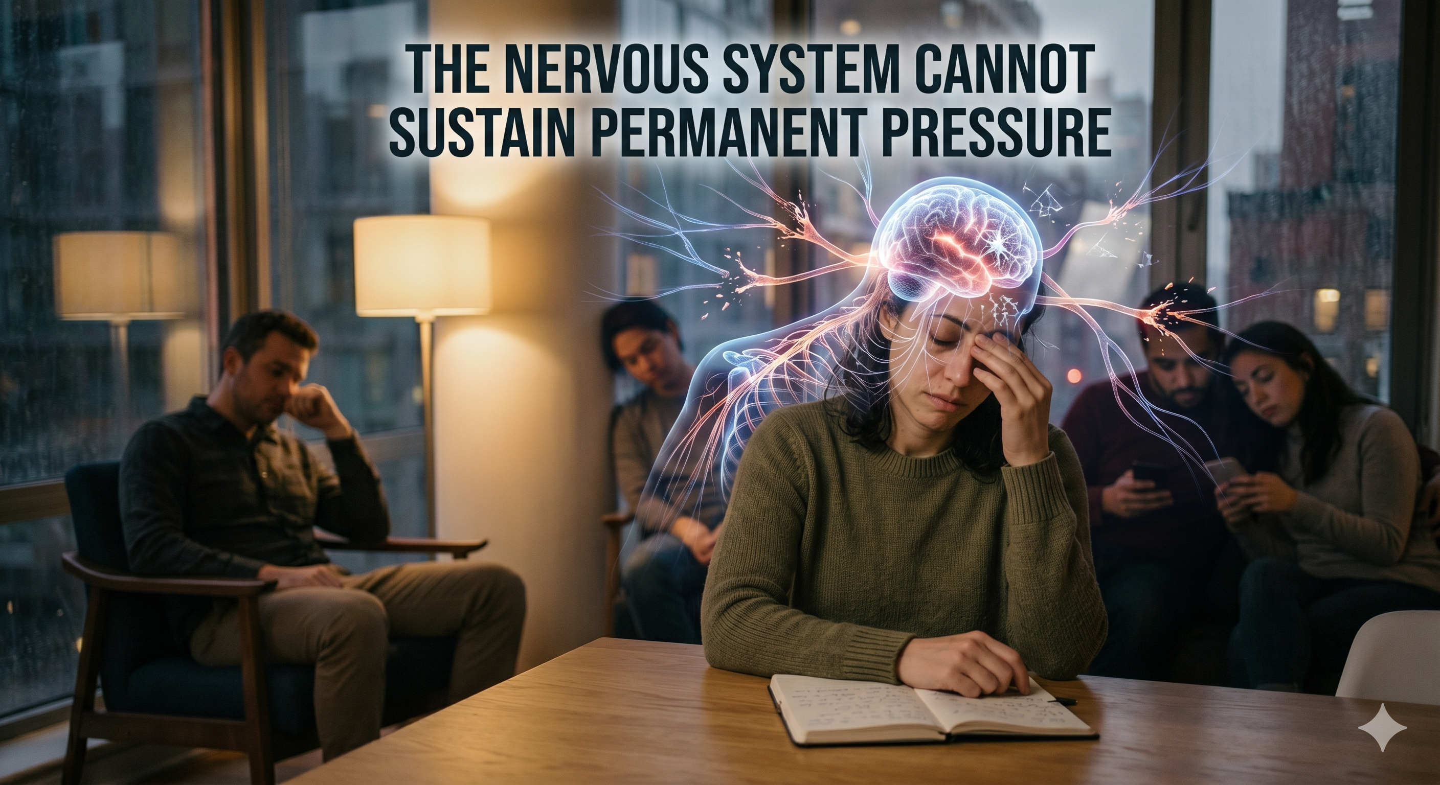 The Nervous System Cannot Sustain Permanent Pressure