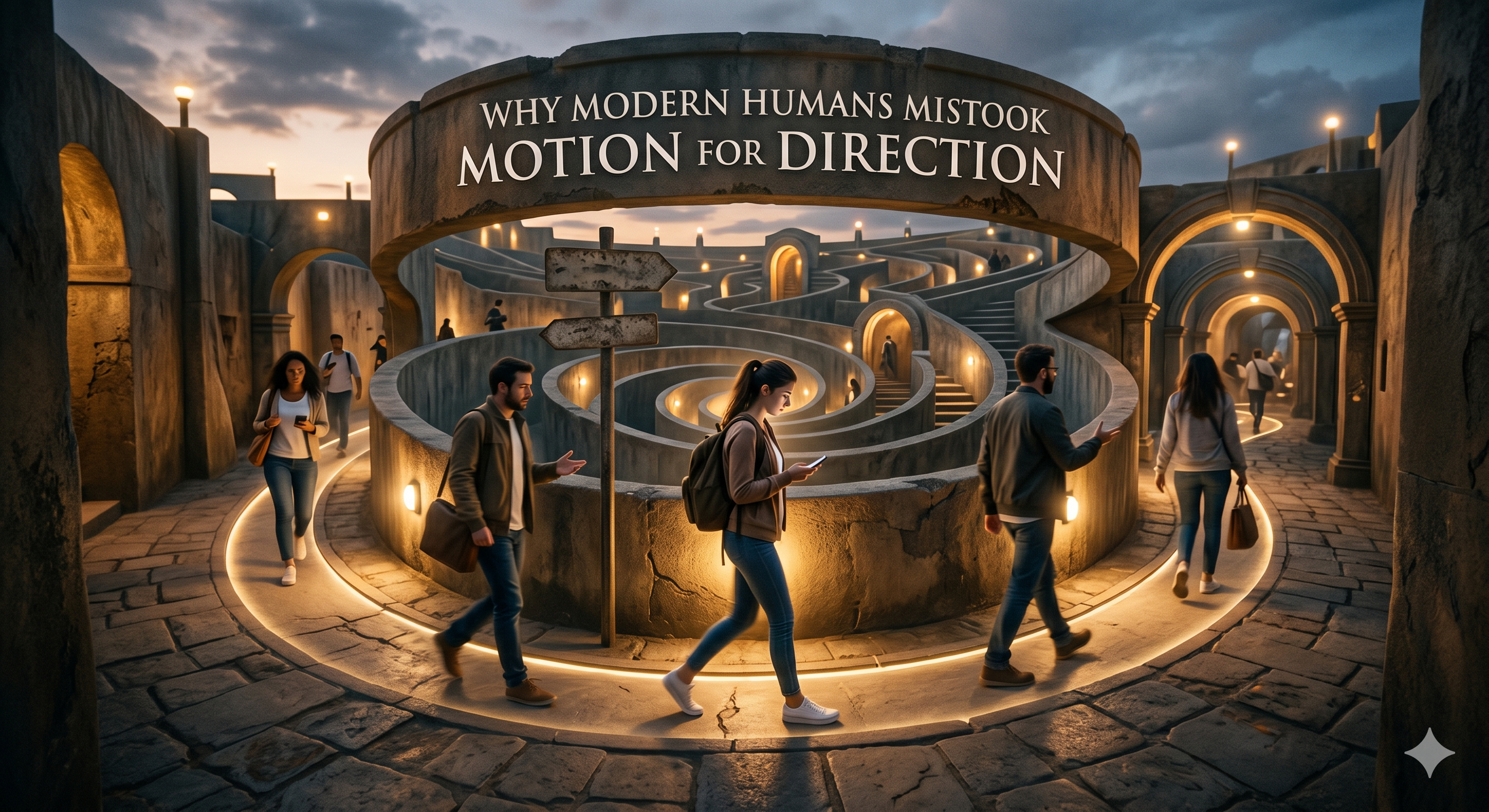 Why Modern Humans Mistook Motion for Direction
