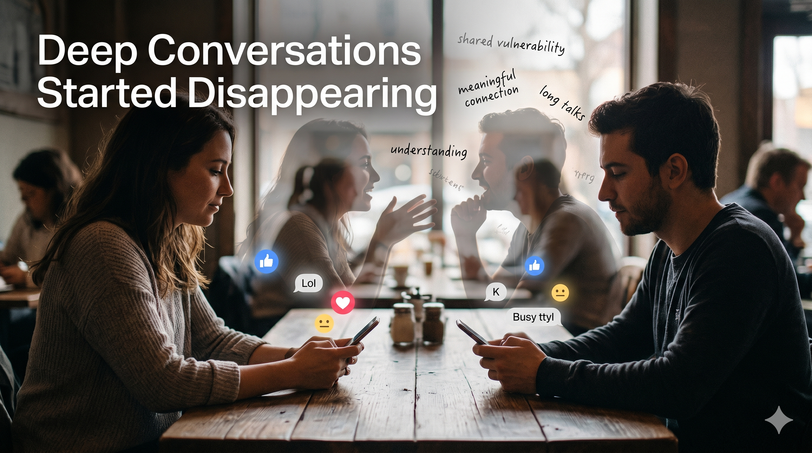 Deep Conversations Started&nbsp;Disappearing