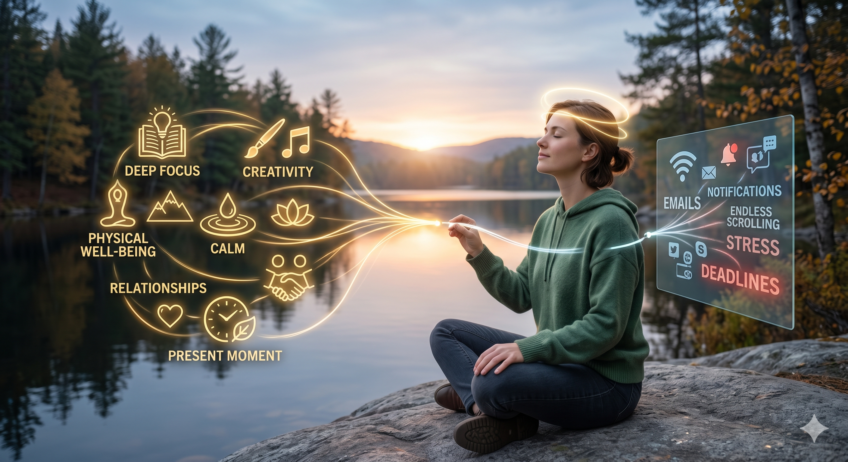 Disconnecting to Reallocate Mental Energy