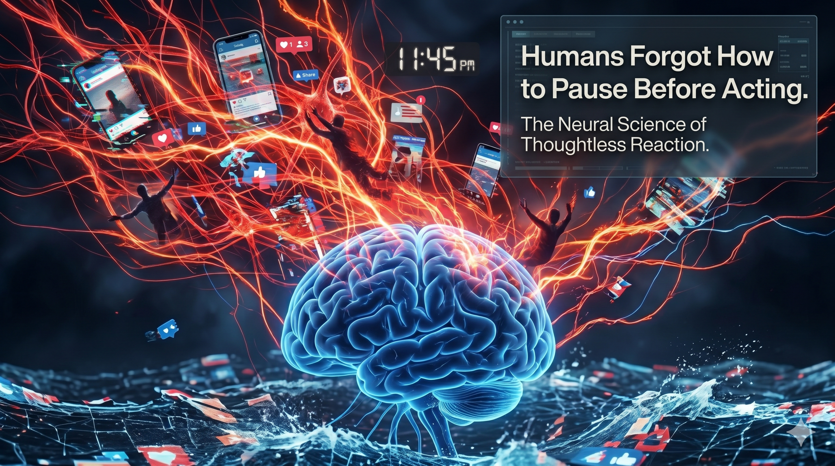 Humans Forgot How to Pause Before Acting