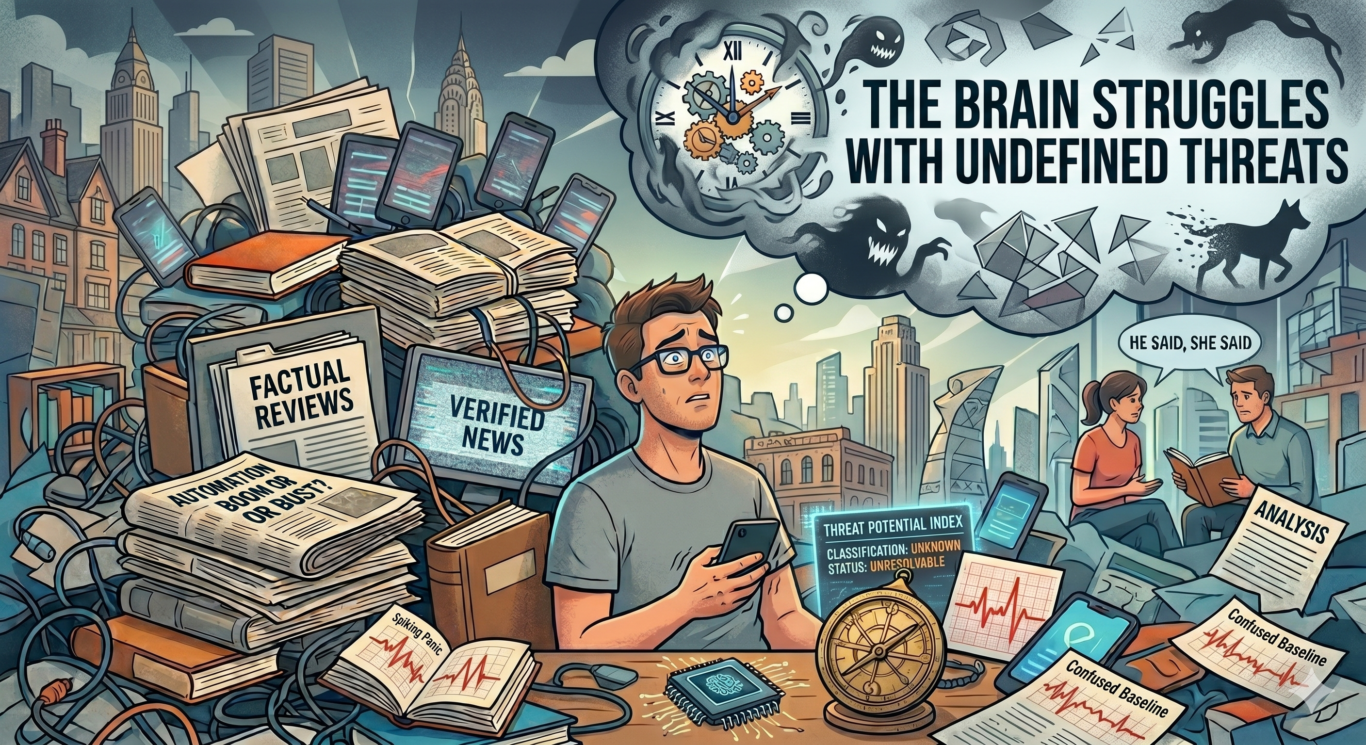 The Brain Struggles With Undefined Threats