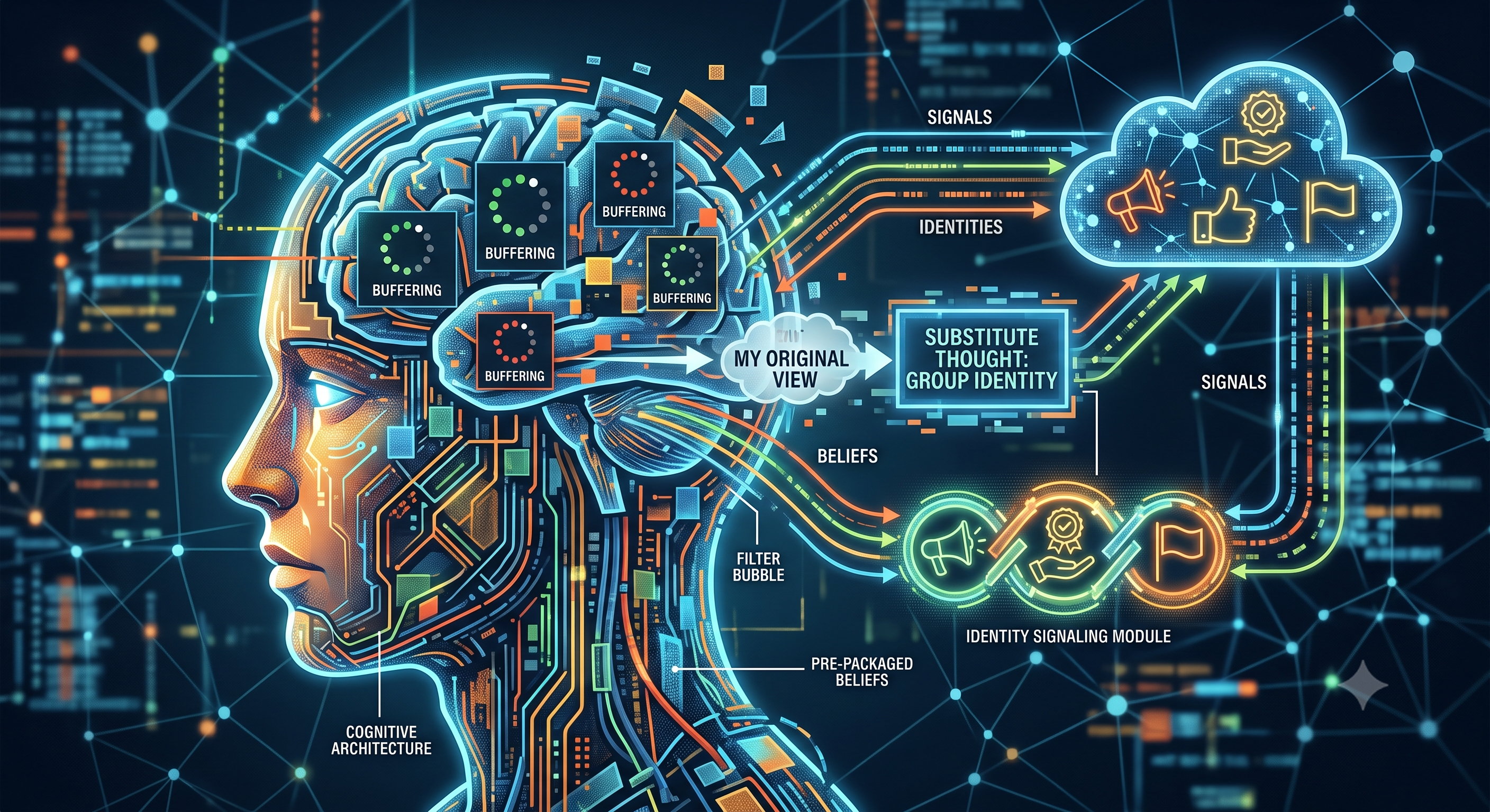 The Buffering Mind: Why Learning About Change Often Replaces Changing