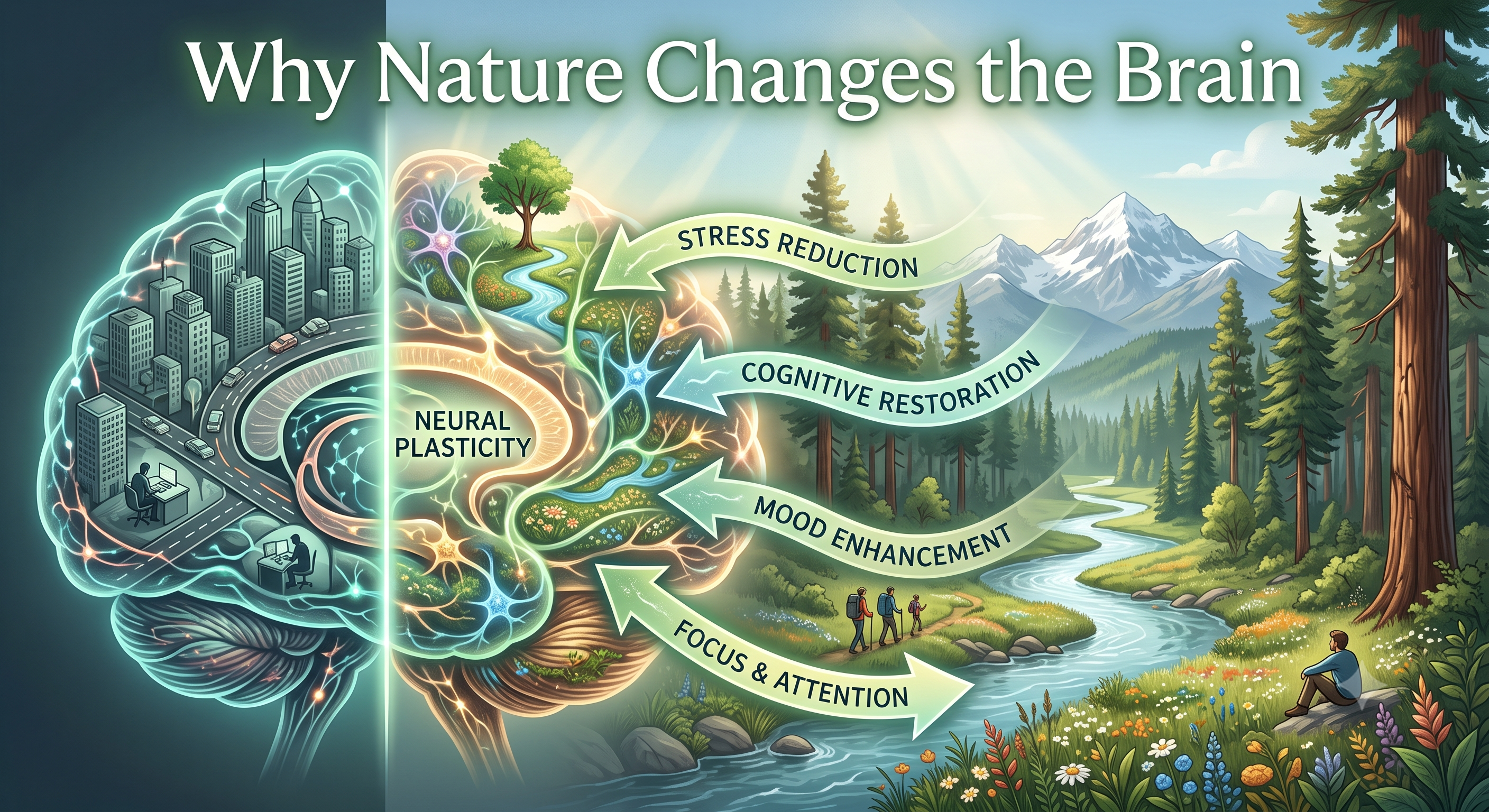 How Nature Changes the Brain: The Science of Attention, Stress, and Wellbeing