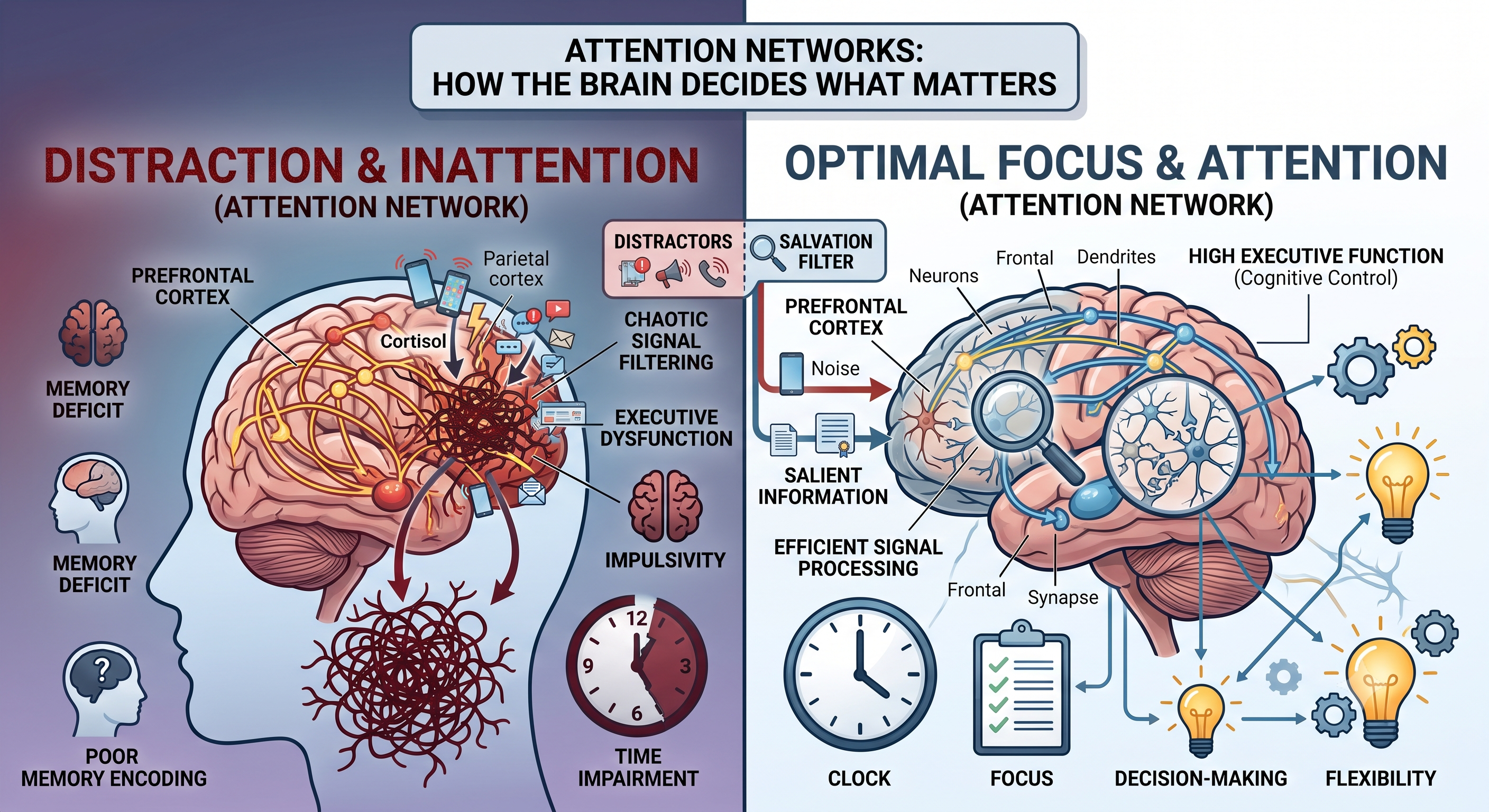 Attention Networks: How the Brain Decides What Matters