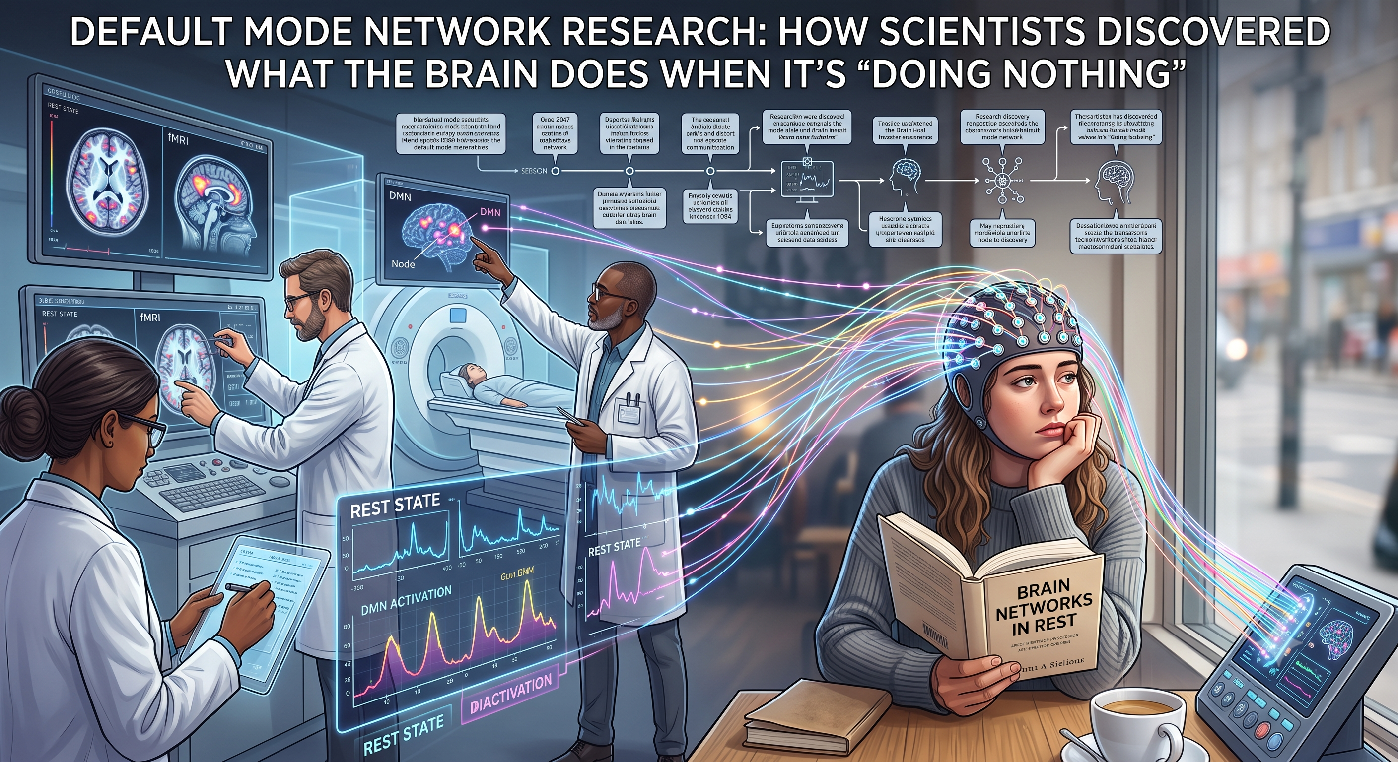 Default Mode Network Research: How Scientists Discovered What the Brain Does When It’s “Doing Nothing”