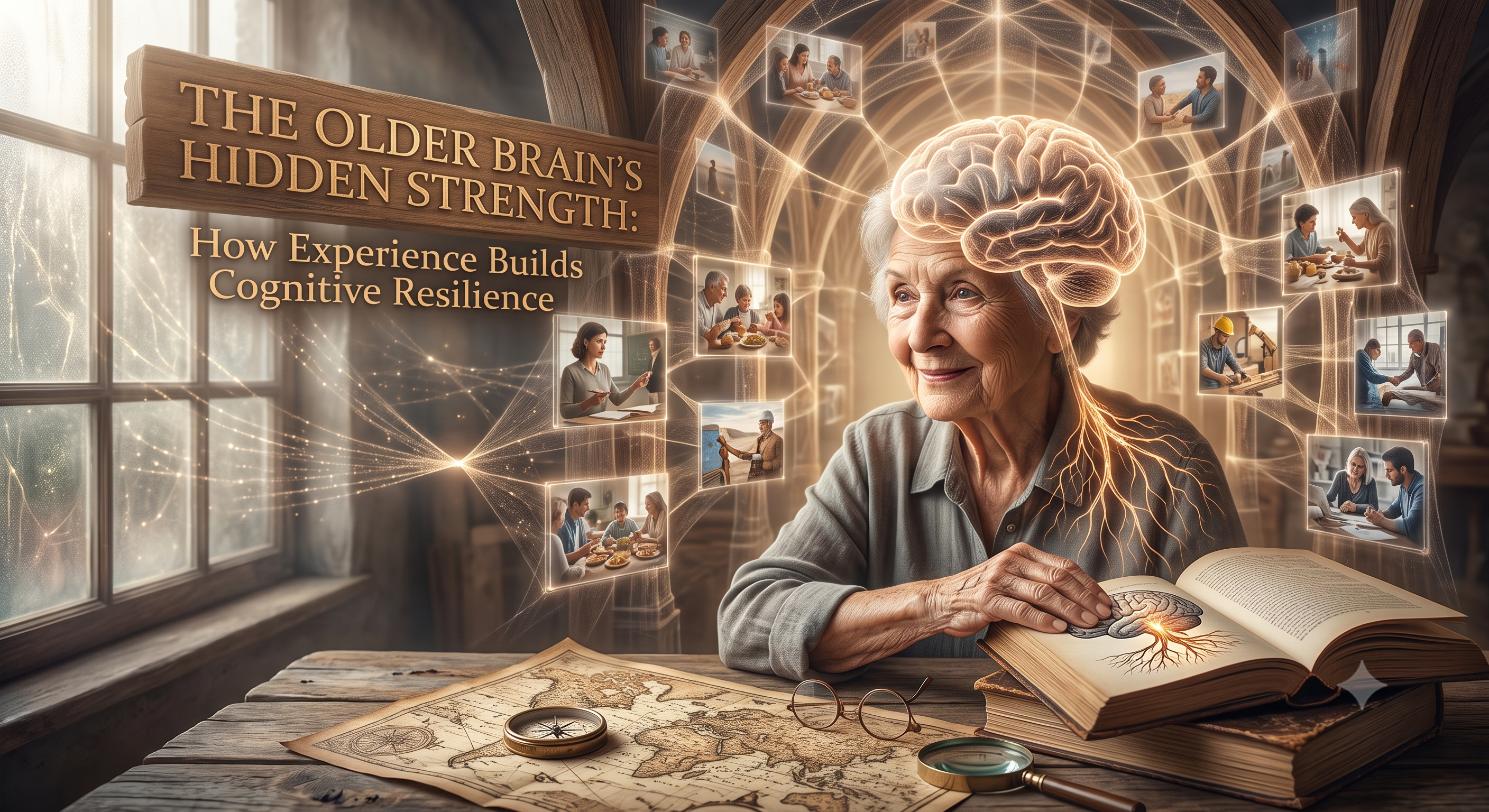 The Older Brain’s Hidden Strength: How Experience Builds Cognitive Resilience