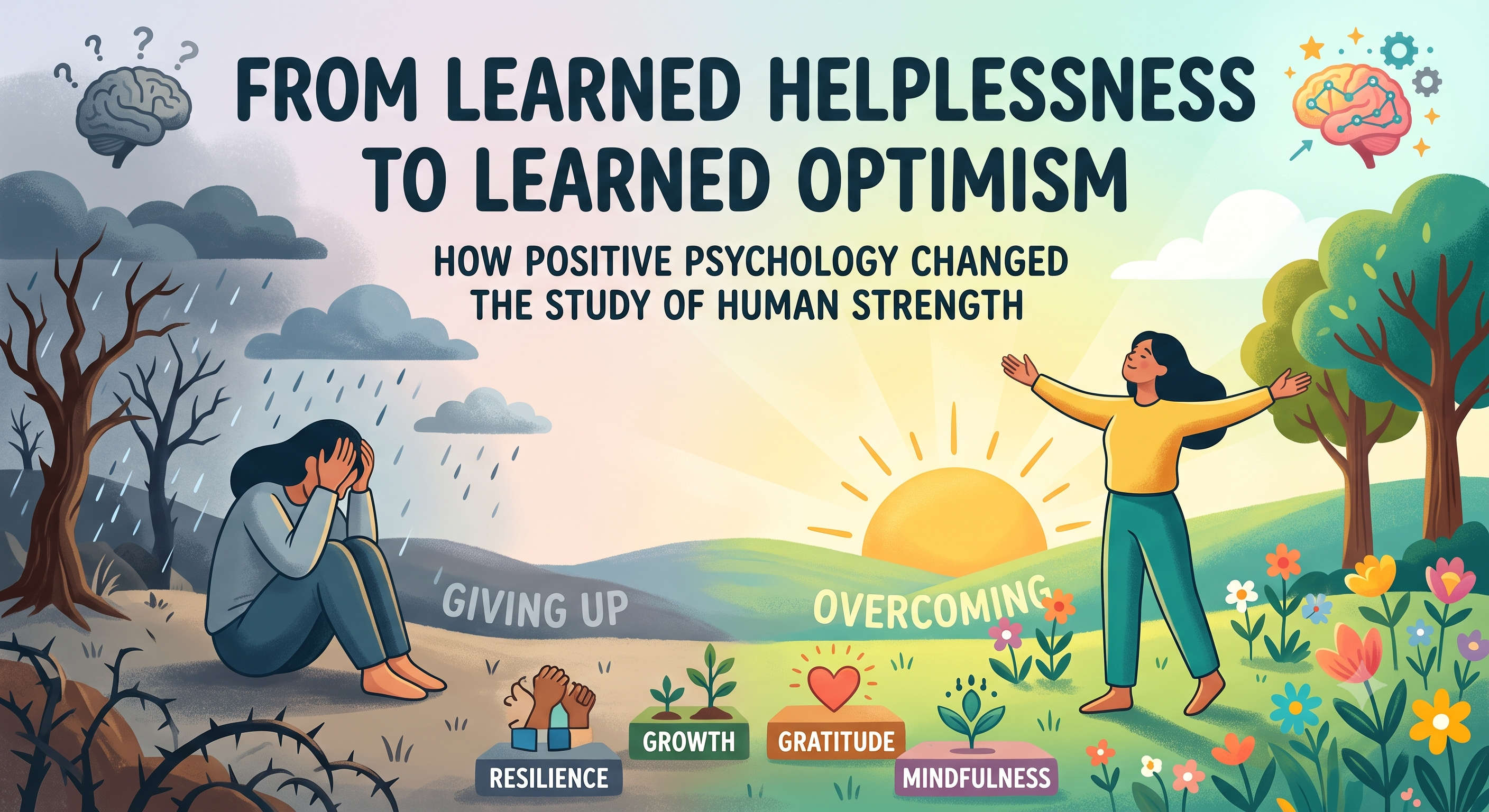 From Learned Helplessness to Learned Optimism: How Positive Psychology Changed the Study of Human Strength