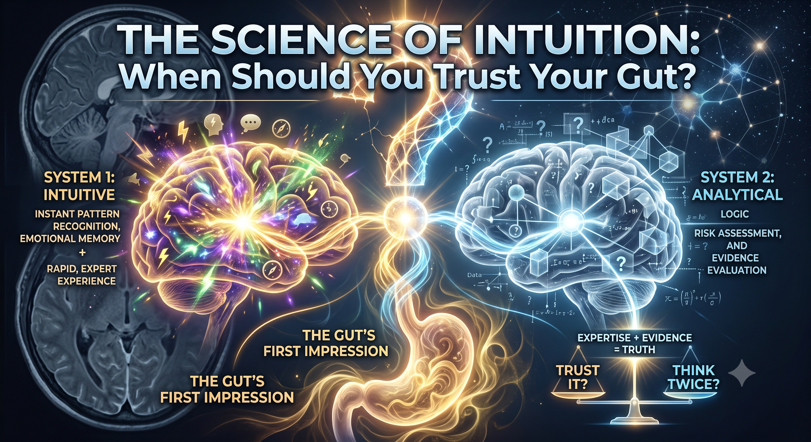 The Science of Intuition: When Should You Trust Your Gut?